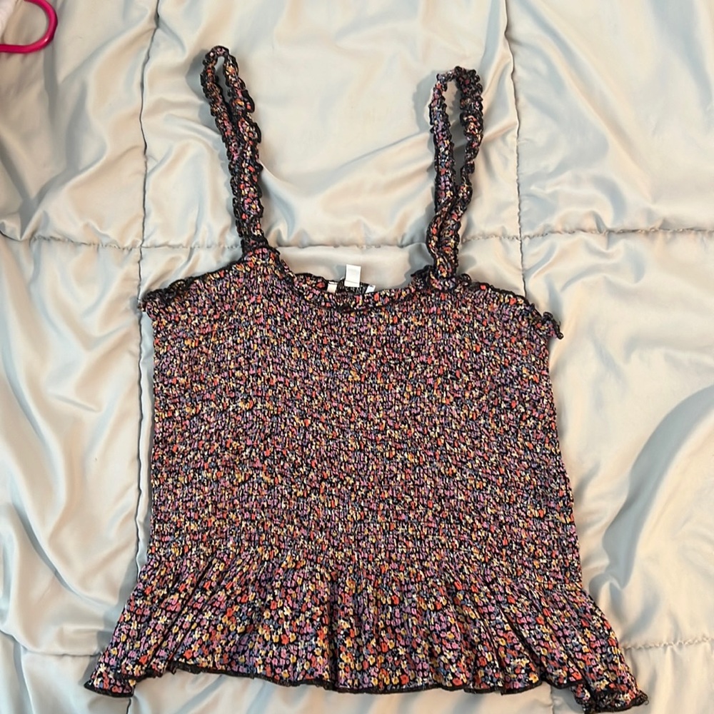 Flower pattern crop top!